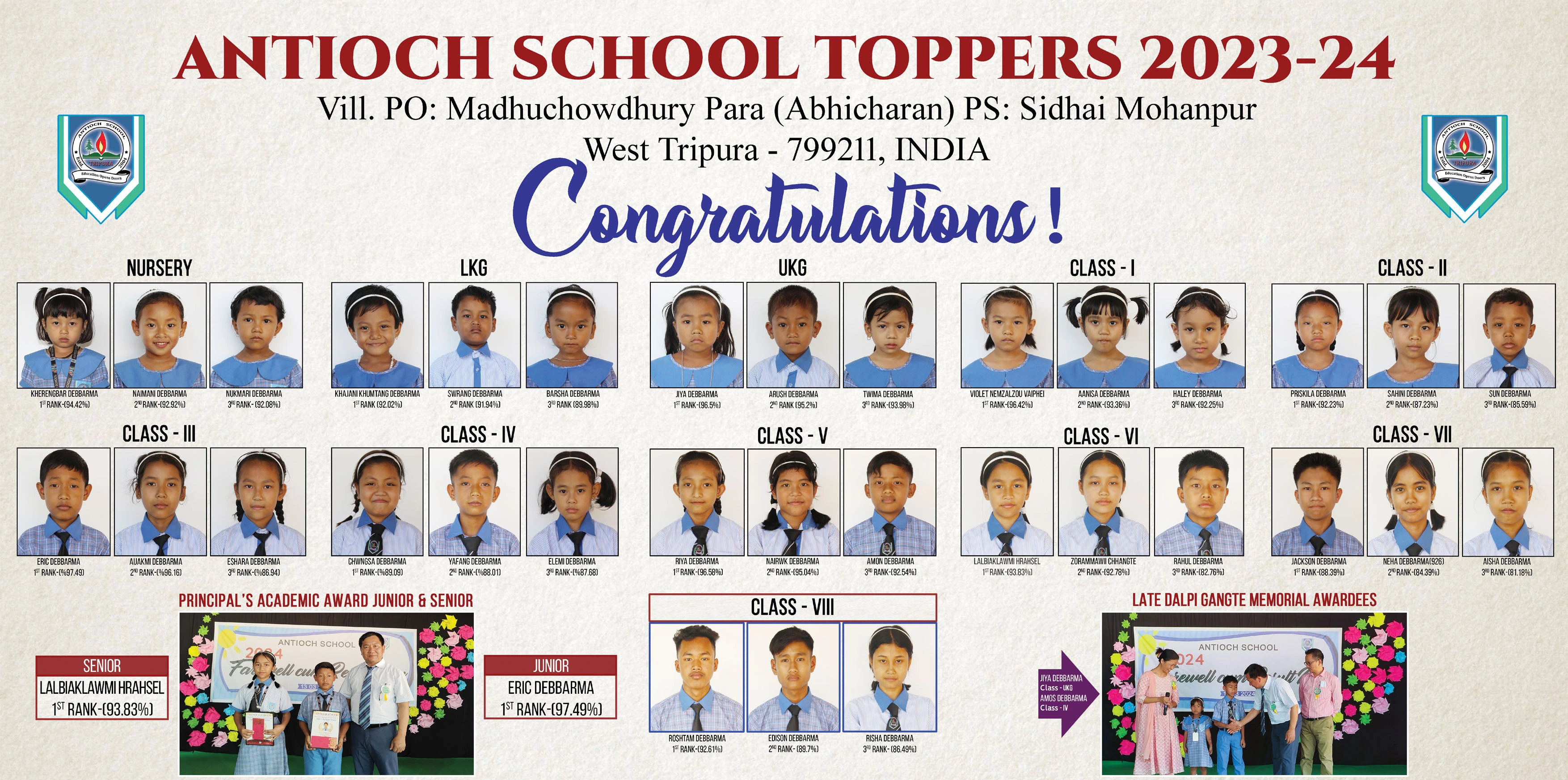 Pricipal's Award 2024